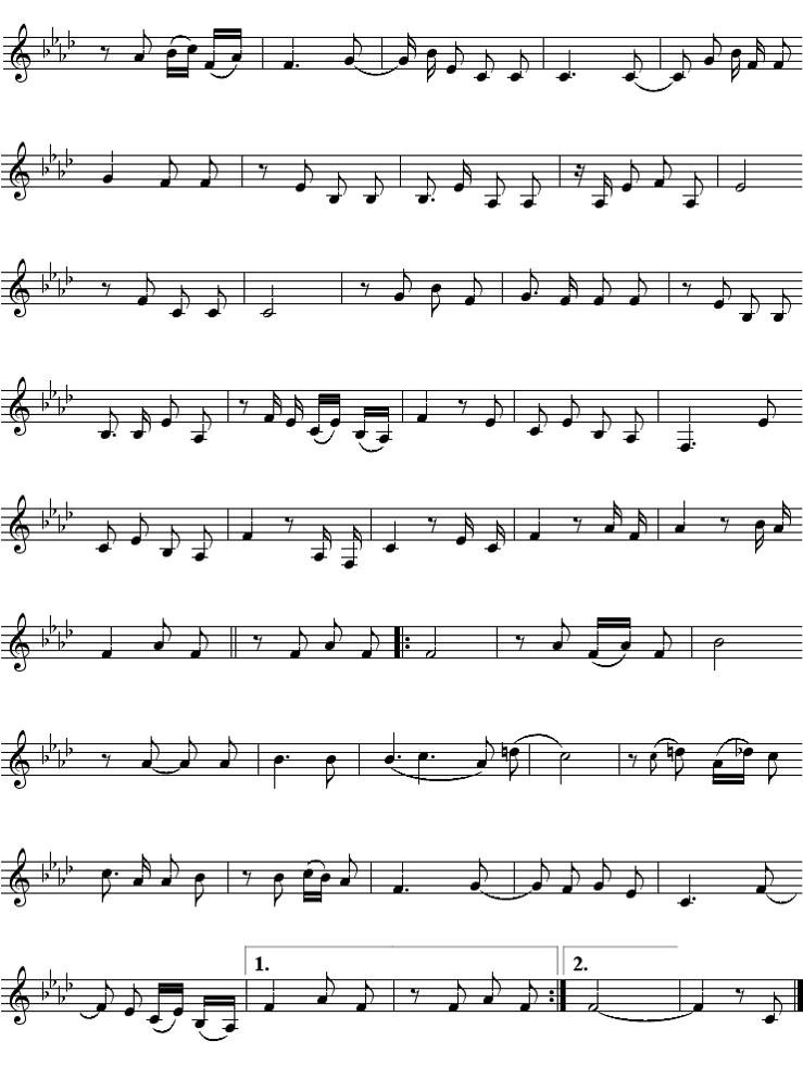 Sheet nhạc Bông Bí Vàng 2